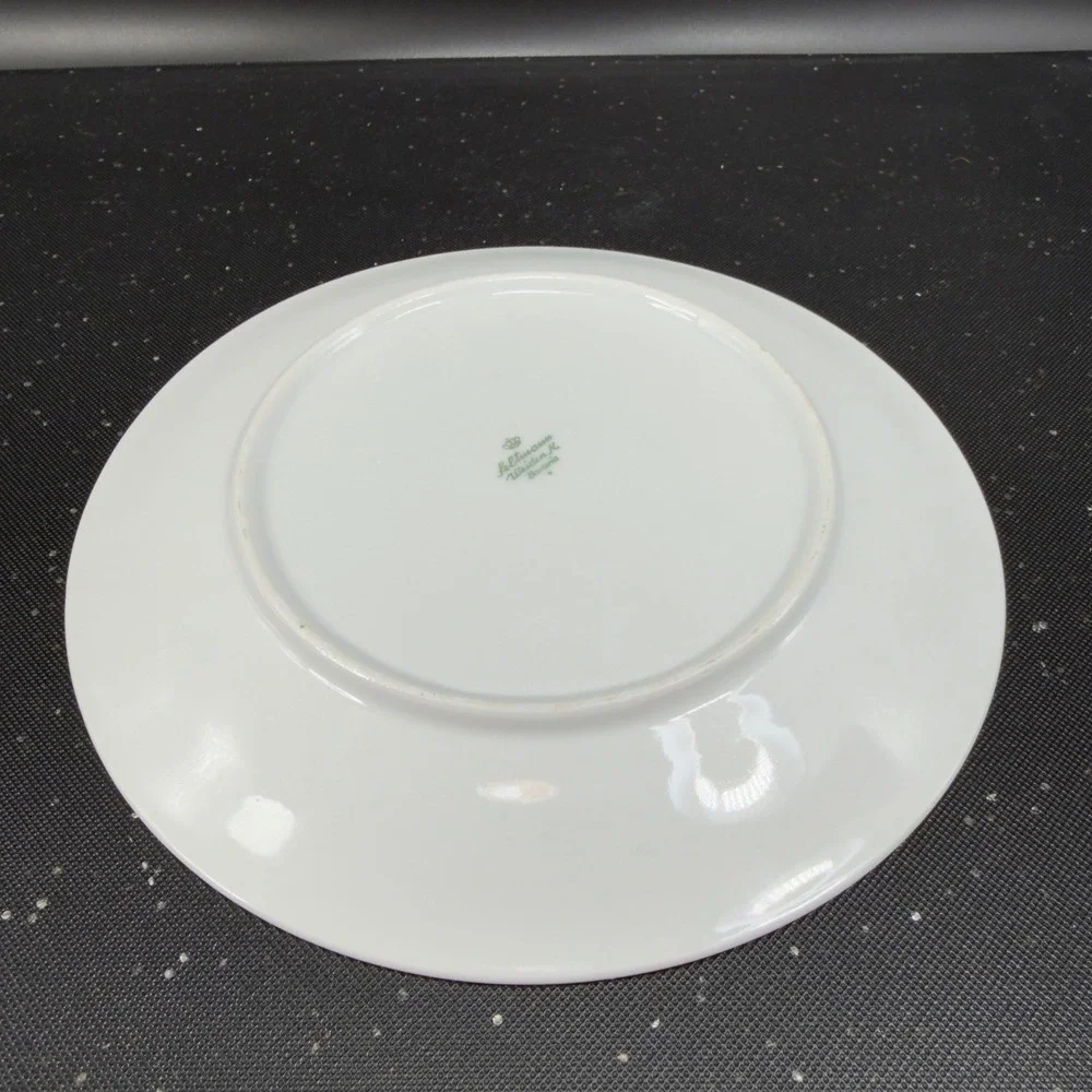 Seltmann Weiden Bavaria Red Rose Porcelain Plates Dishes Set of 4 Germany Decor‎